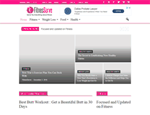 Tablet Screenshot of fitnesserve.com